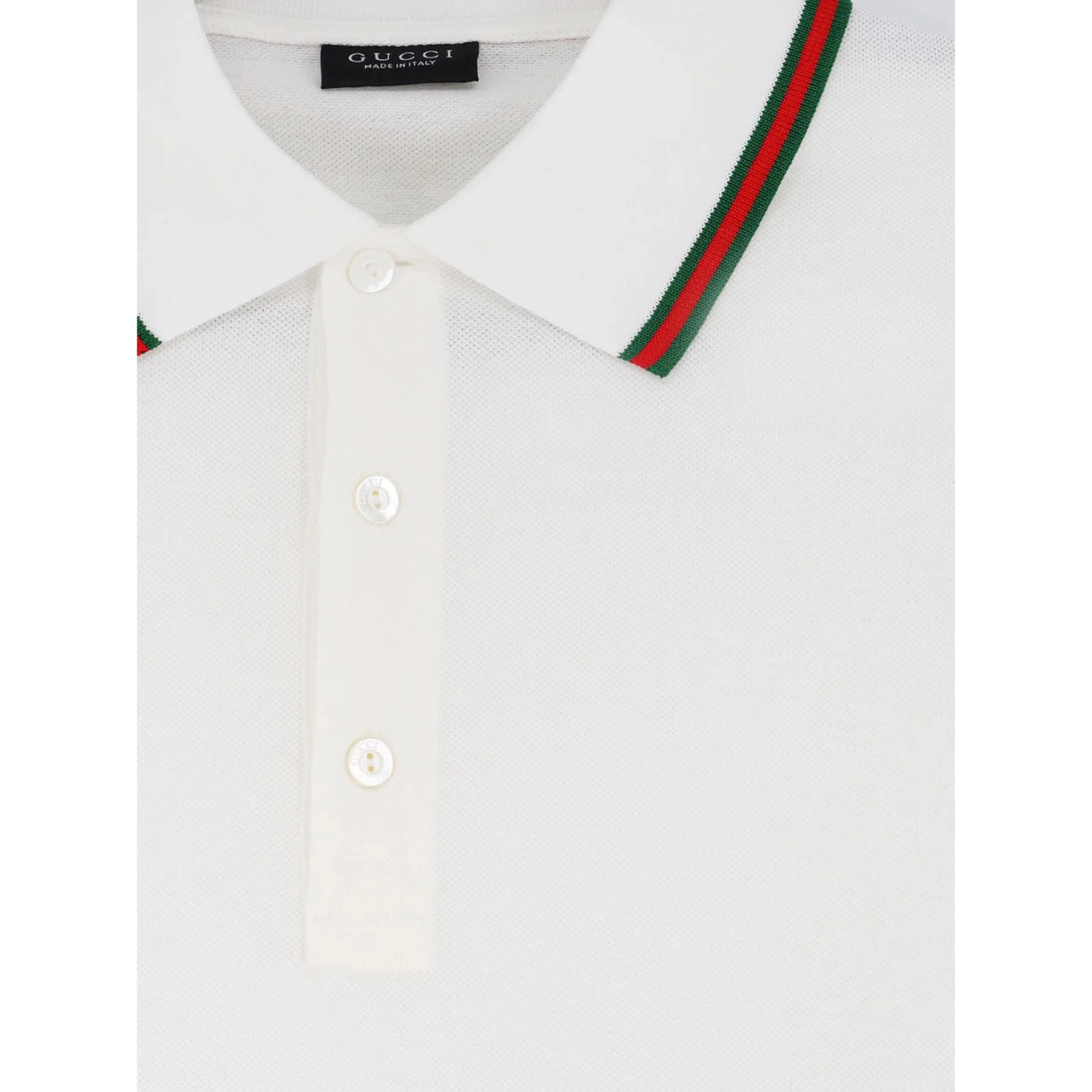 Cotton polo shirt with Web detail