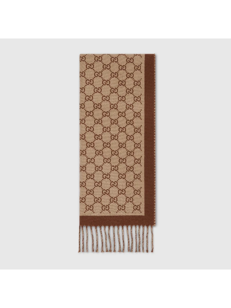 GG wool scarf