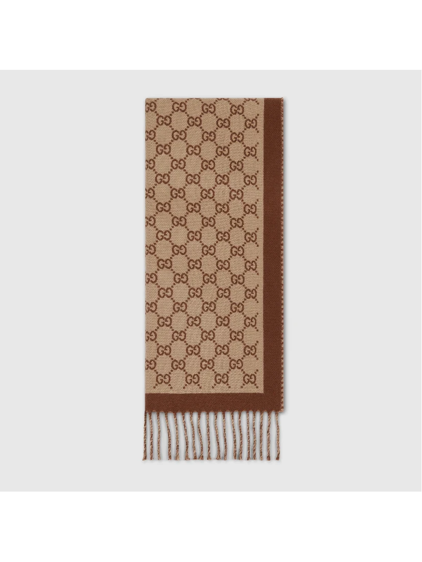 GG wool scarf