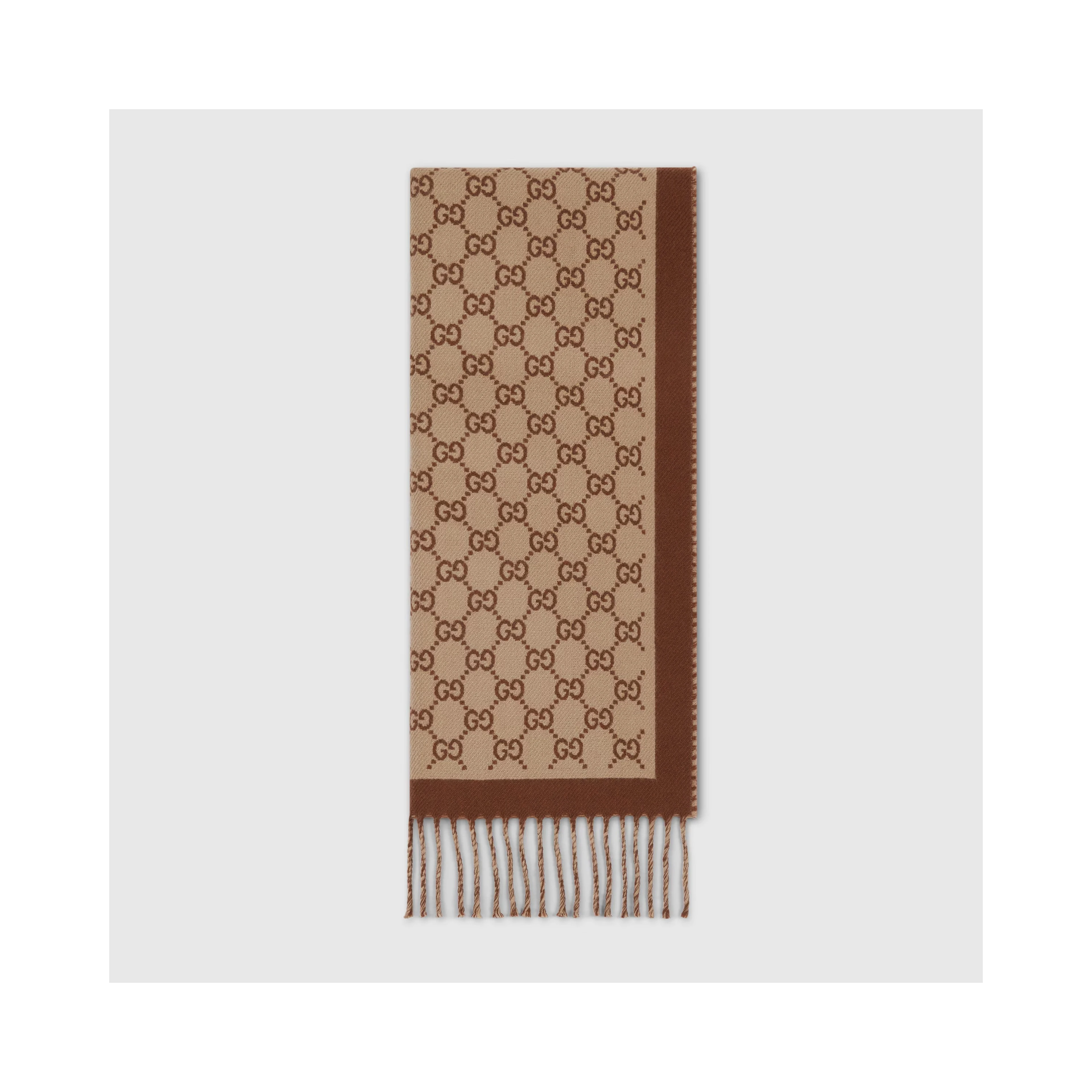 GG wool scarf