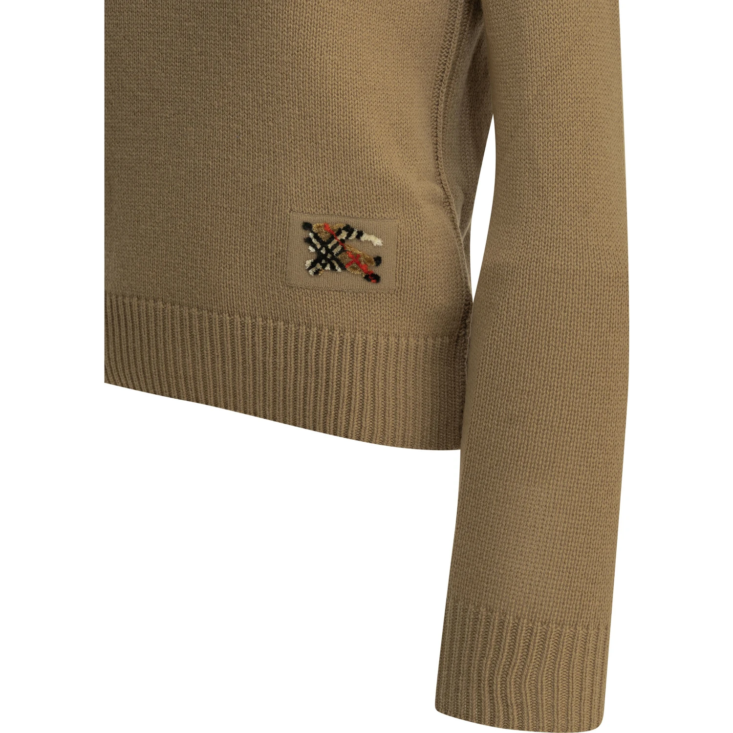 Crewneck knitwear in wool and cashmere