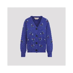 Marni Embroidered Floral Cardigan