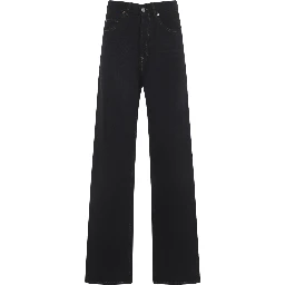 Saint Laurent V-Waist Long Baggy Jeans