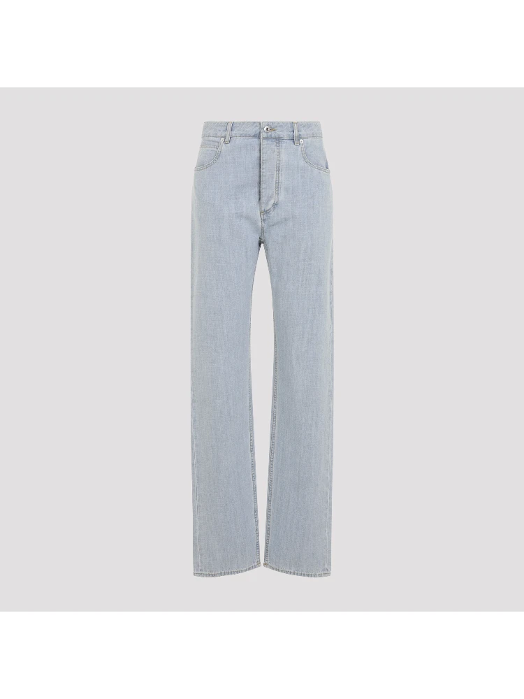 Bottega Veneta Chambray Straight Pants