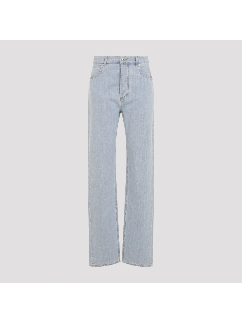 Bottega Veneta Chambray Straight Pants