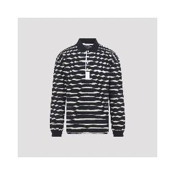 Bottega Veneta Stripes Piquet Polo