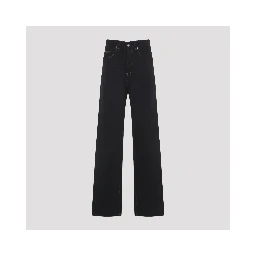 Saint Laurent V-Waist Long Baggy Jeans