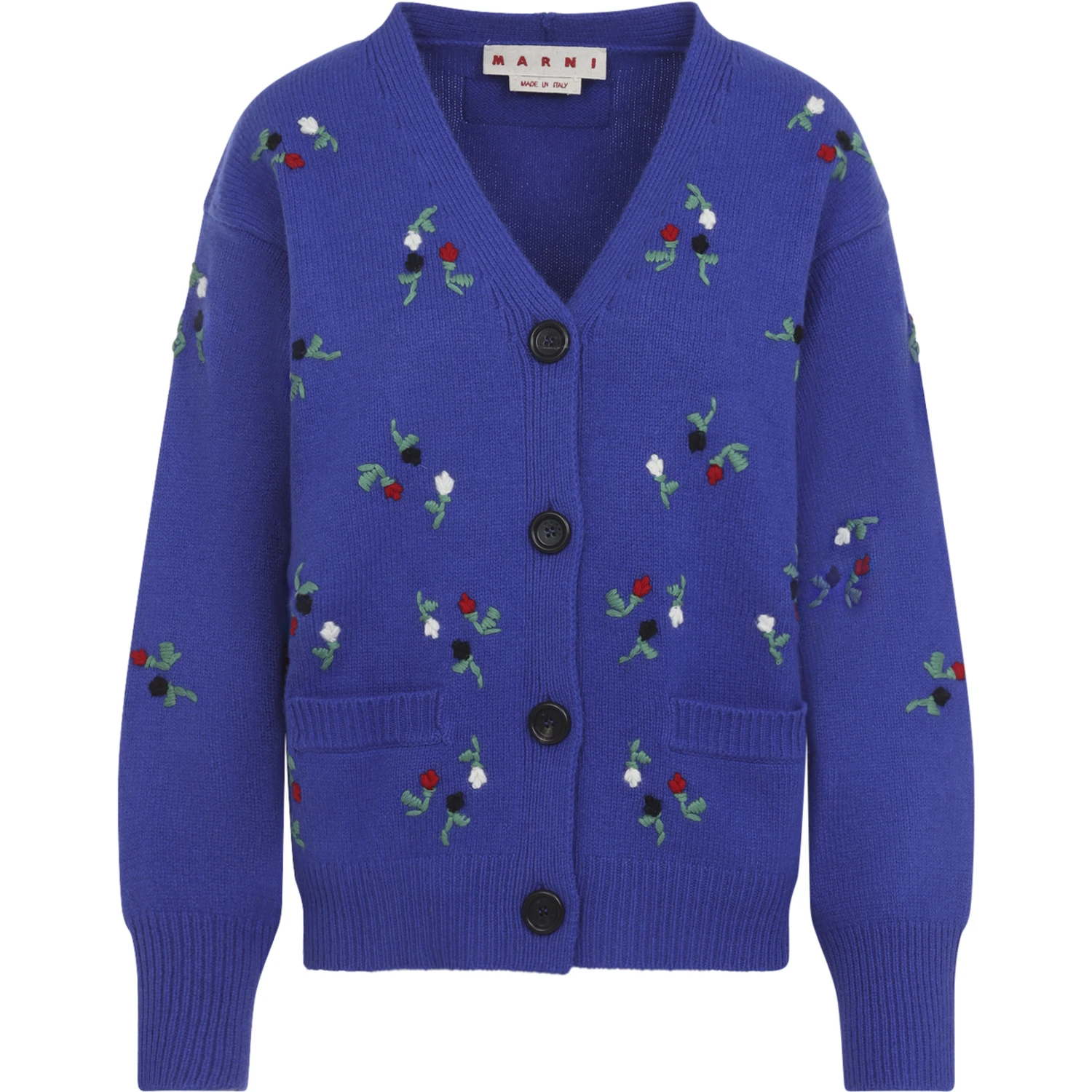 Marni Embroidered Floral Cardigan