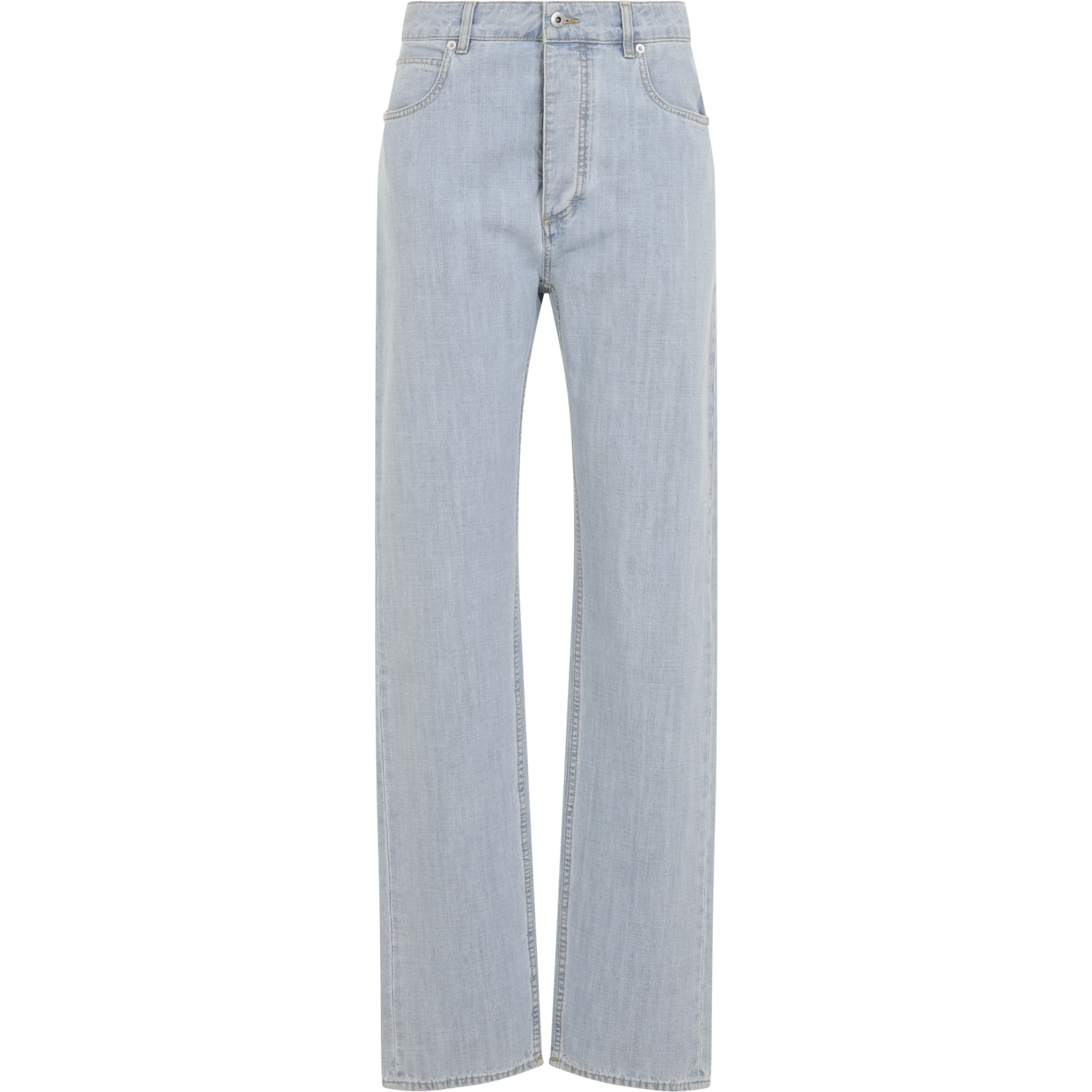 Bottega Veneta Chambray Straight Pants