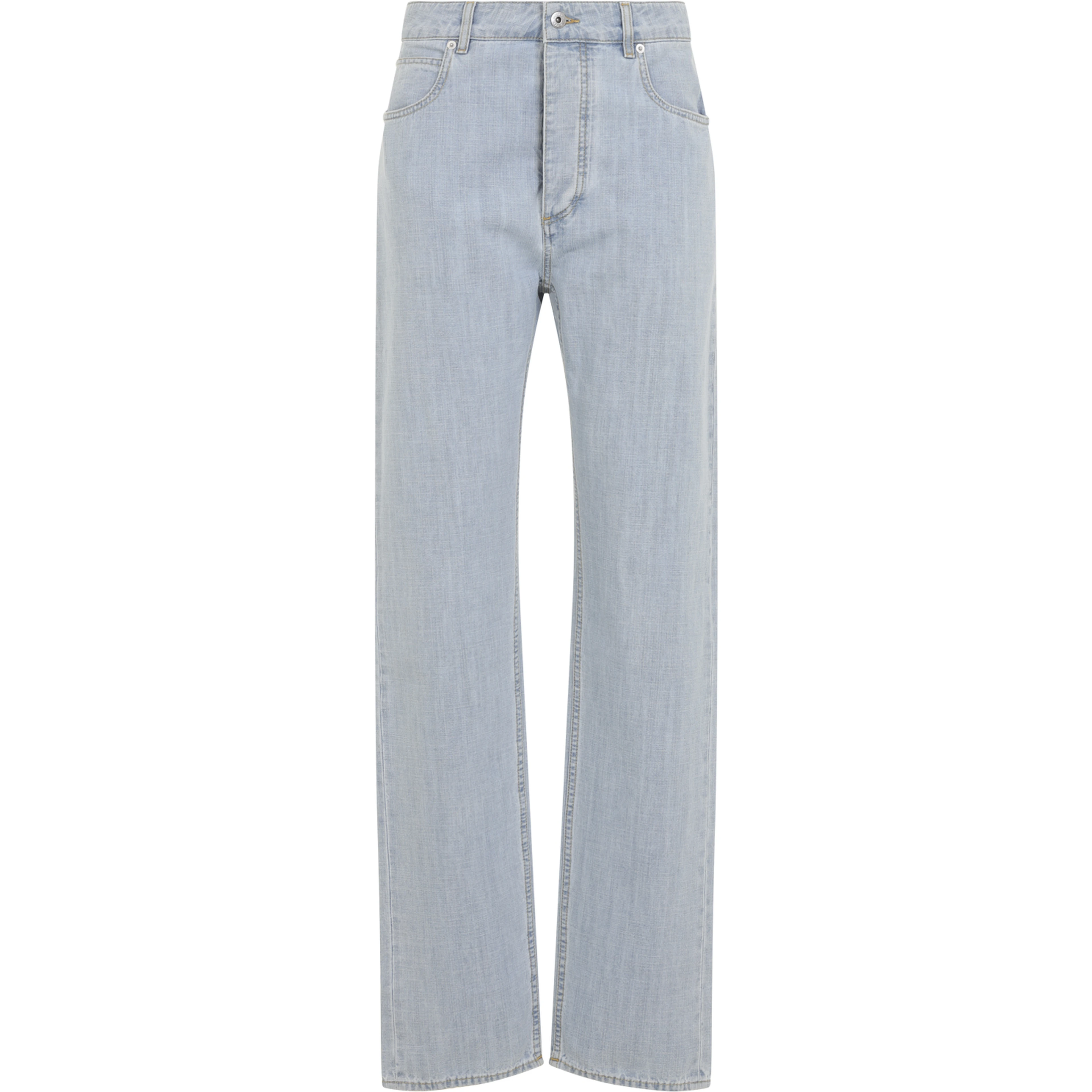 Bottega Veneta Chambray Straight Pants