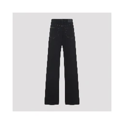 Saint Laurent V-Waist Long Baggy Jeans