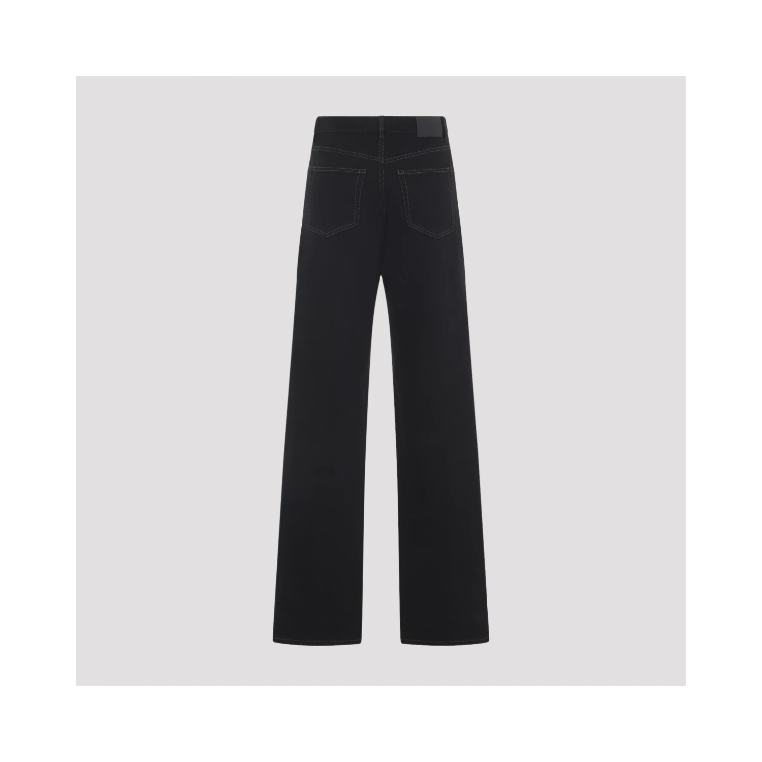 Saint Laurent V-Waist Long Baggy Jeans