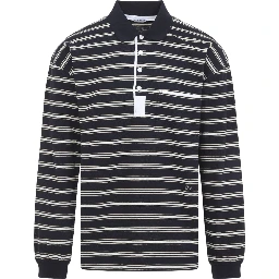 Bottega Veneta Stripes Piquet Polo
