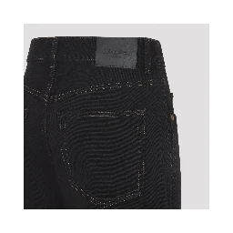 Saint Laurent V-Waist Long Baggy Jeans