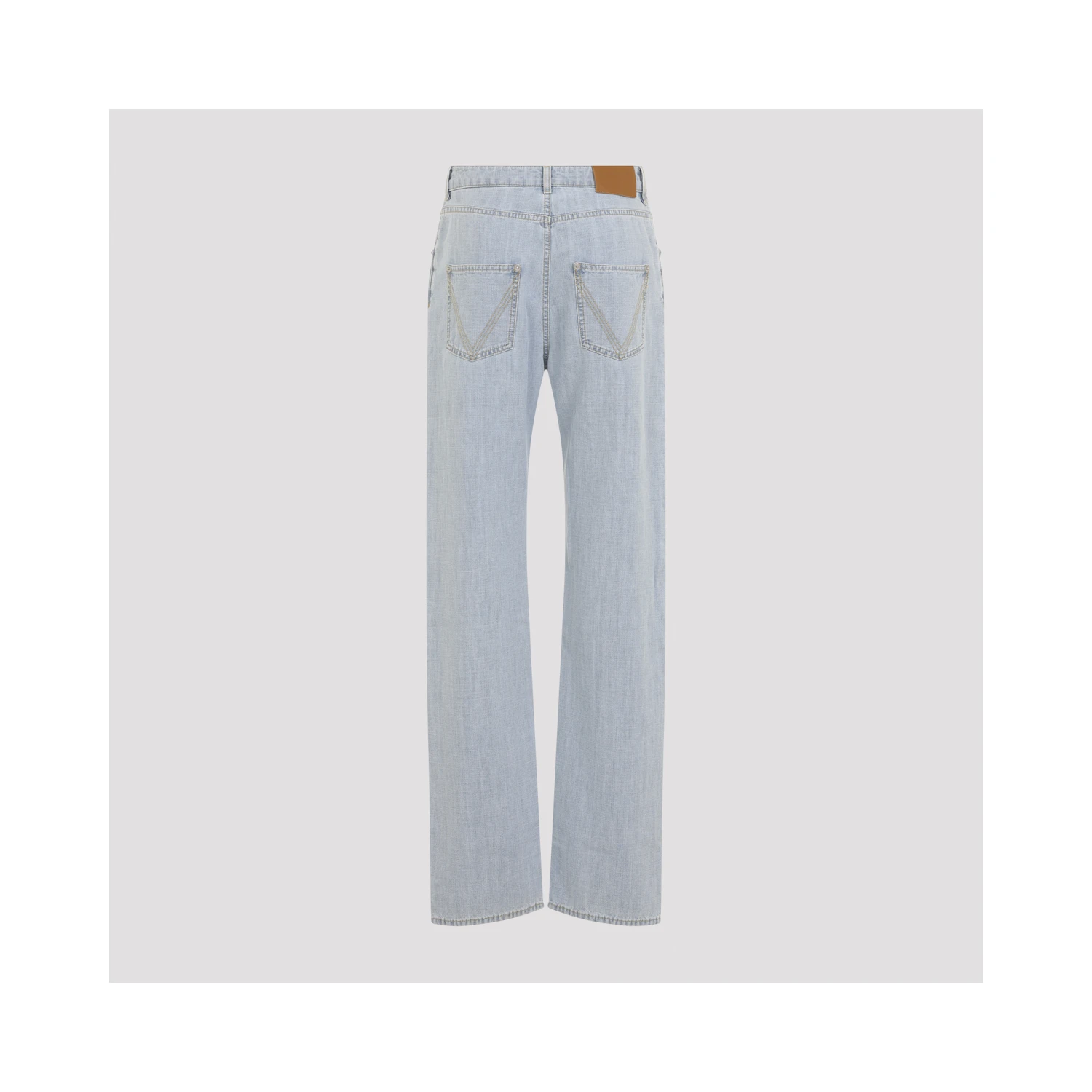 Bottega Veneta Chambray Straight Pants
