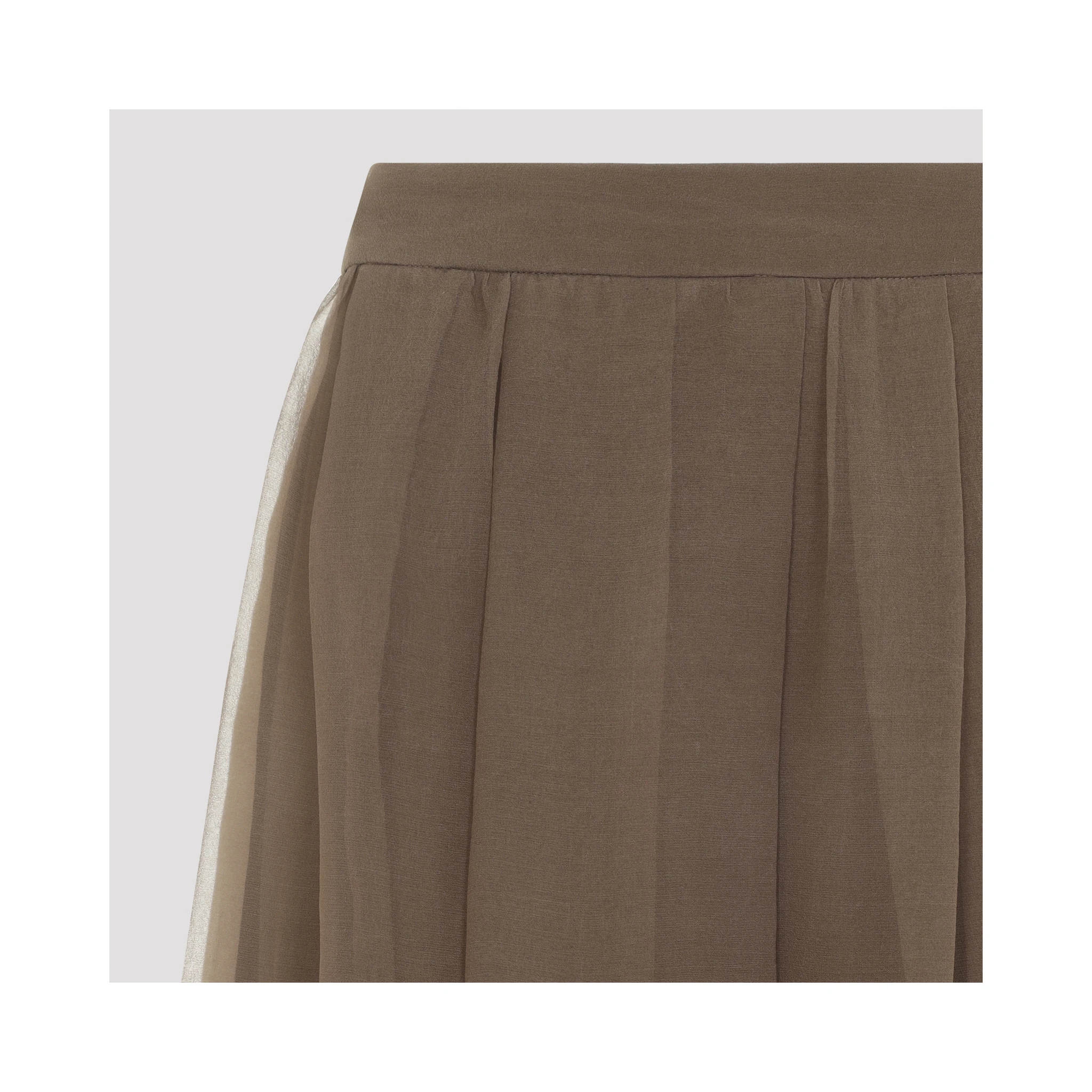 Brunello Cucinelli Midi voile Skirt