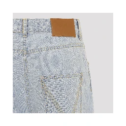 Bottega Veneta Chambray Straight Pants