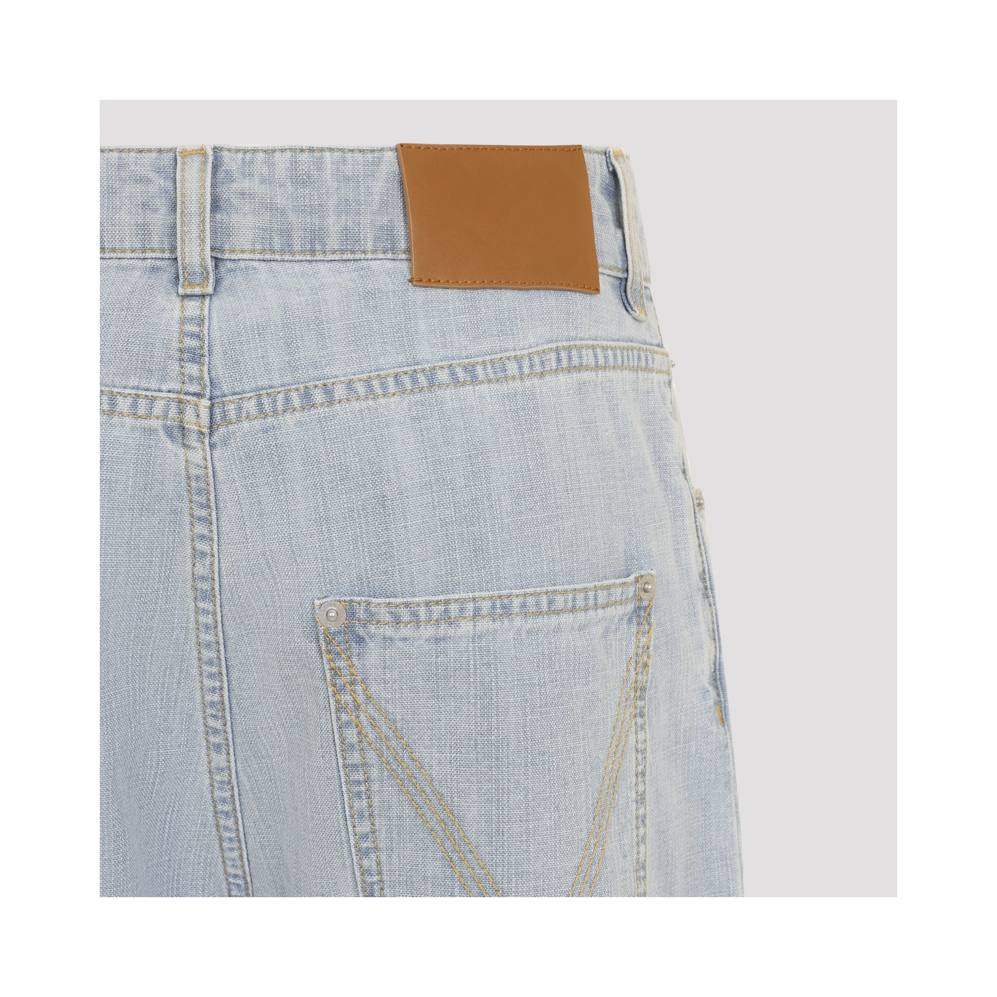 Bottega Veneta Chambray Straight Pants
