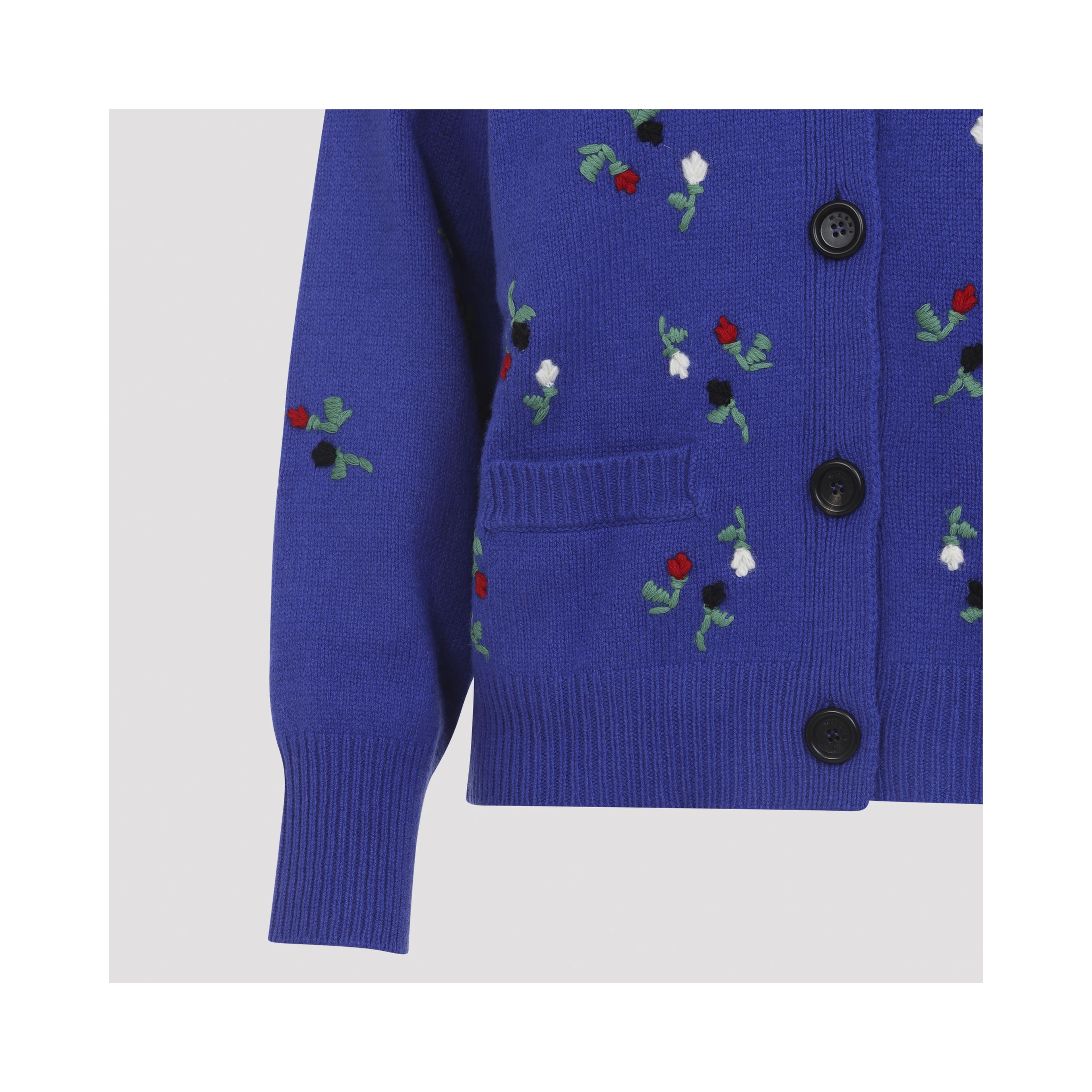 Marni Embroidered Floral Cardigan