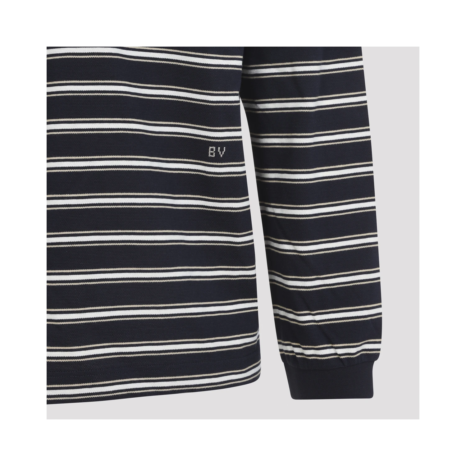 Bottega Veneta Stripes Piquet Polo