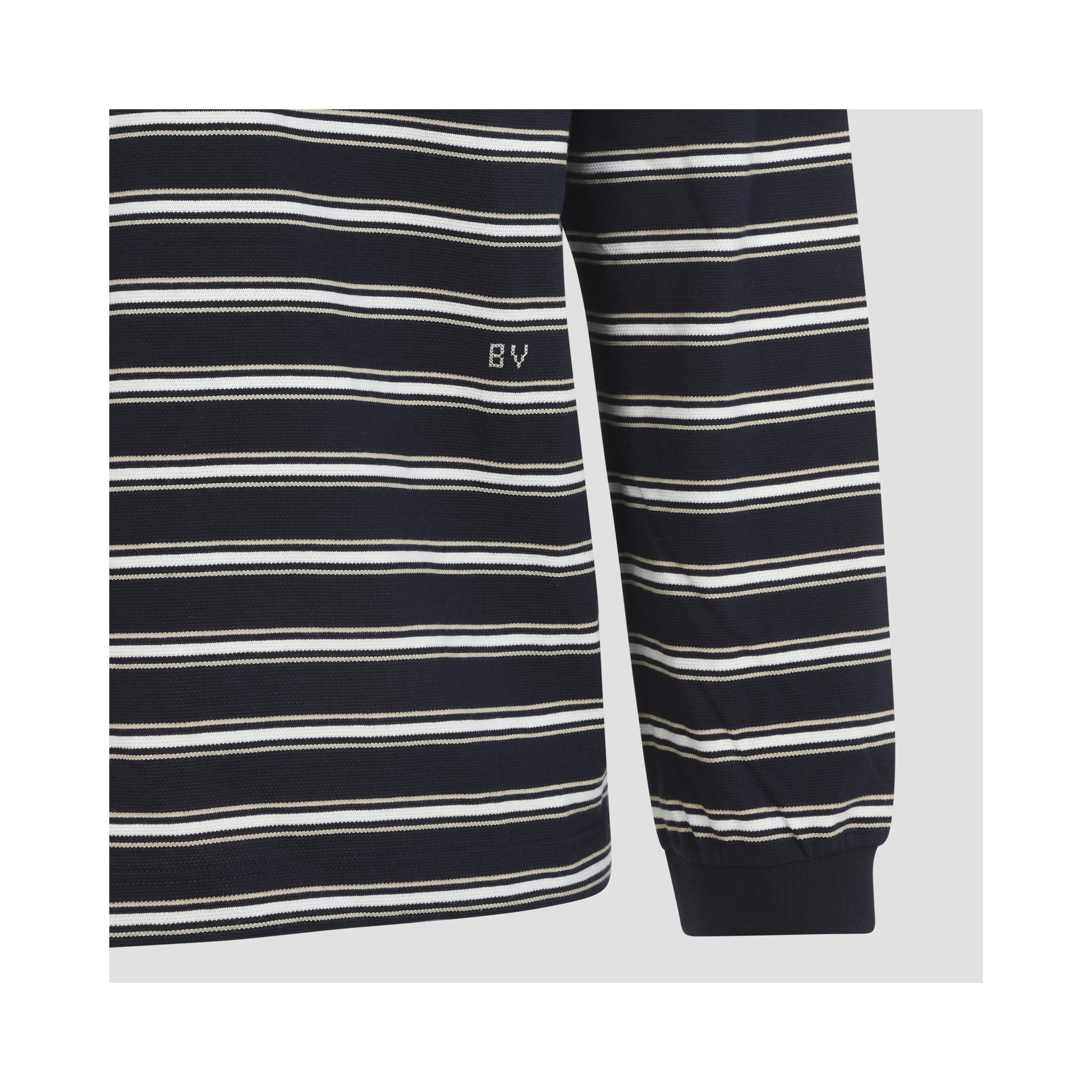 Bottega Veneta Stripes Piquet Polo