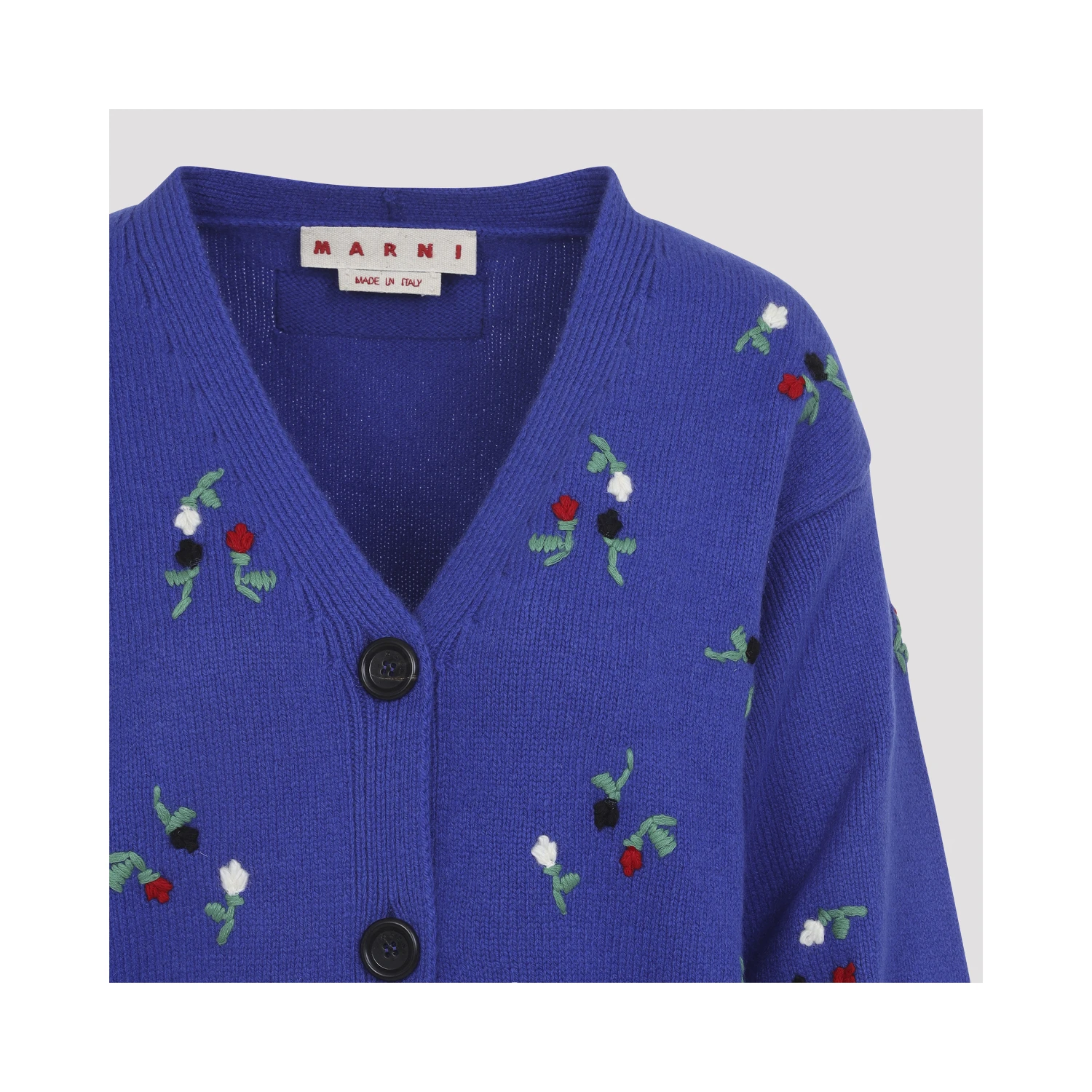 Marni Embroidered Floral Cardigan