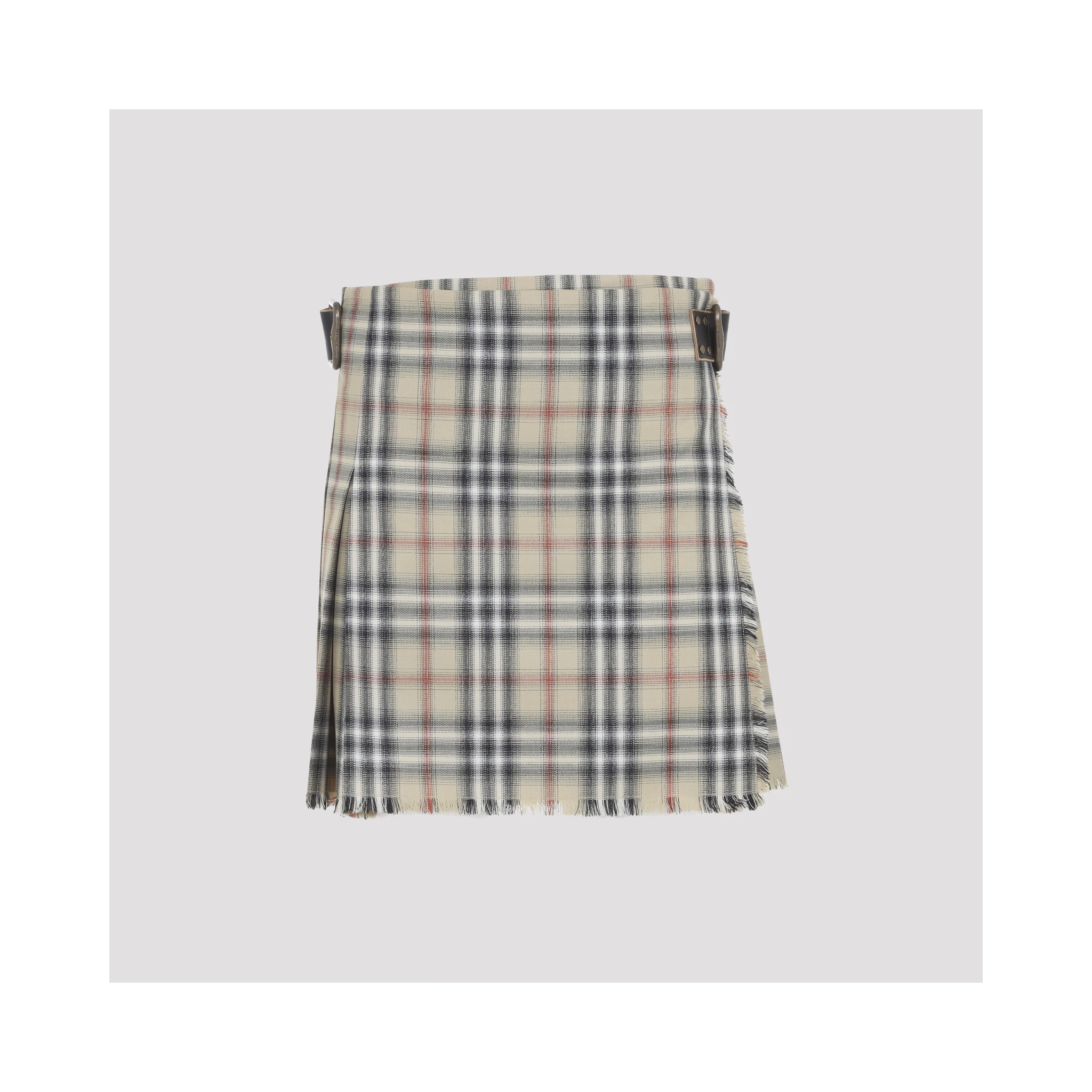 Burberry Check Wool Mini Kilt