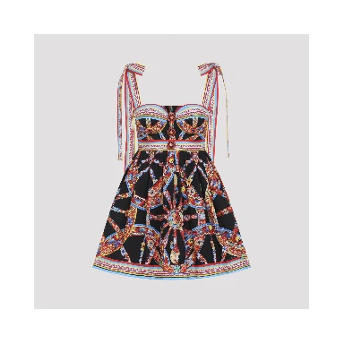 Dolce & Gabbana Popeline Carretto Mini Dress