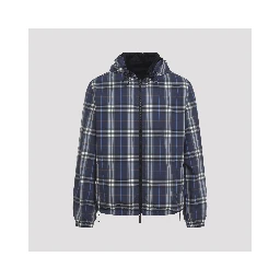 Burberry Check Newport Reversible Hooded Jacket