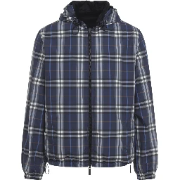 Burberry Check Newport Reversible Hooded Jacket