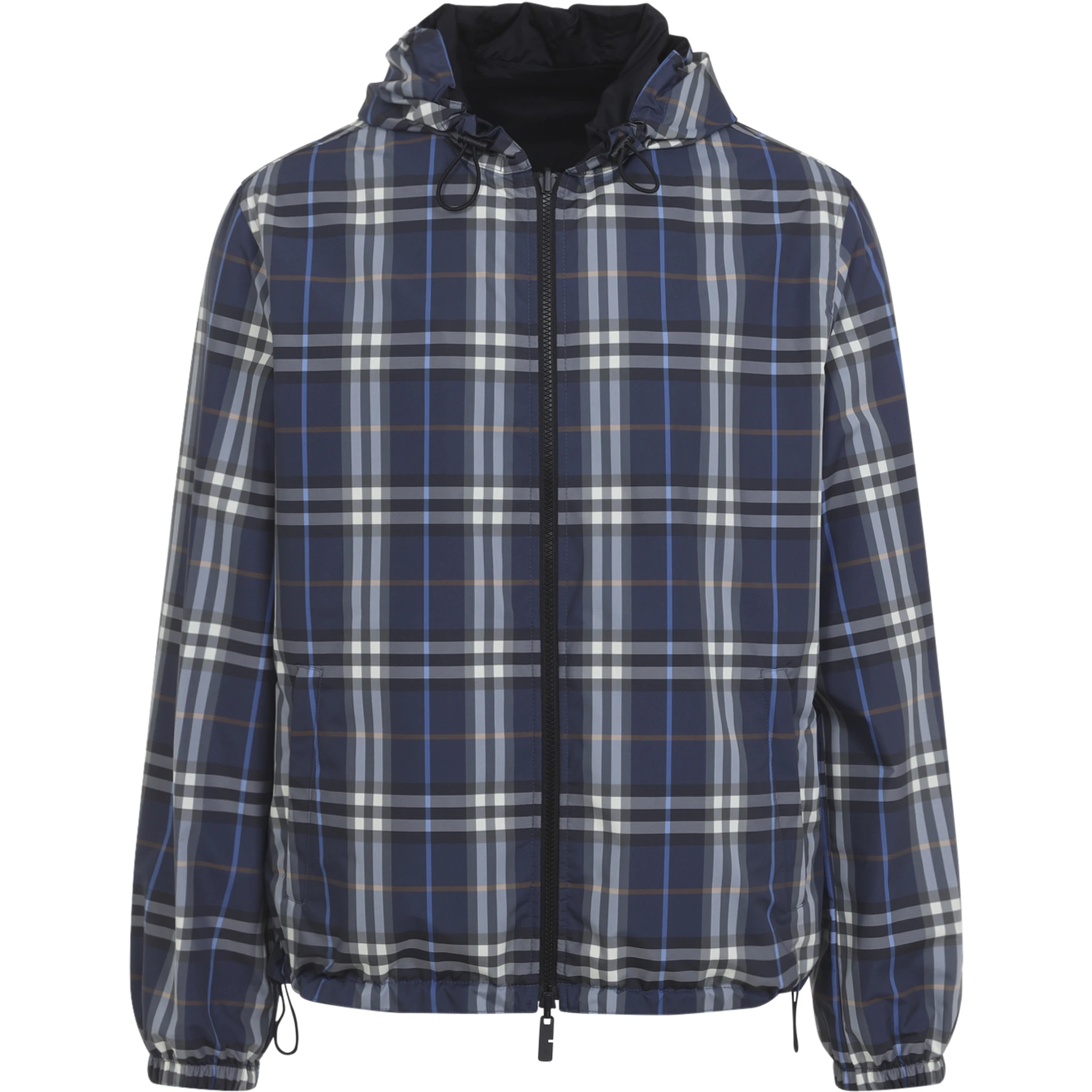 Burberry Check Newport Reversible Hooded Jacket
