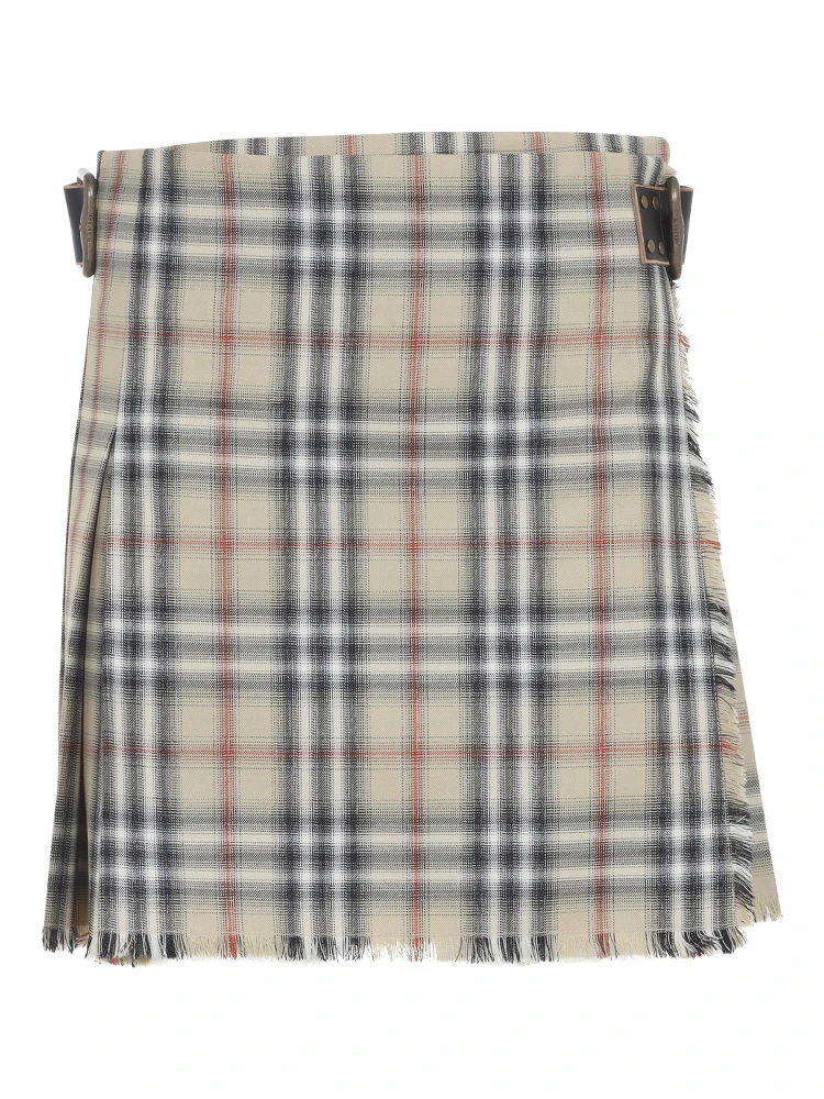 Burberry Check Wool Mini Kilt alternative
