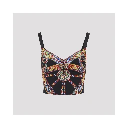 Dolce & Gabbana Charmeuse Carretto Top