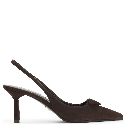 Prada Suede Leather Pumps