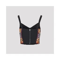 Dolce & Gabbana Charmeuse Carretto Top