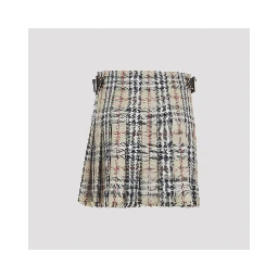 Burberry Check Wool Mini Kilt