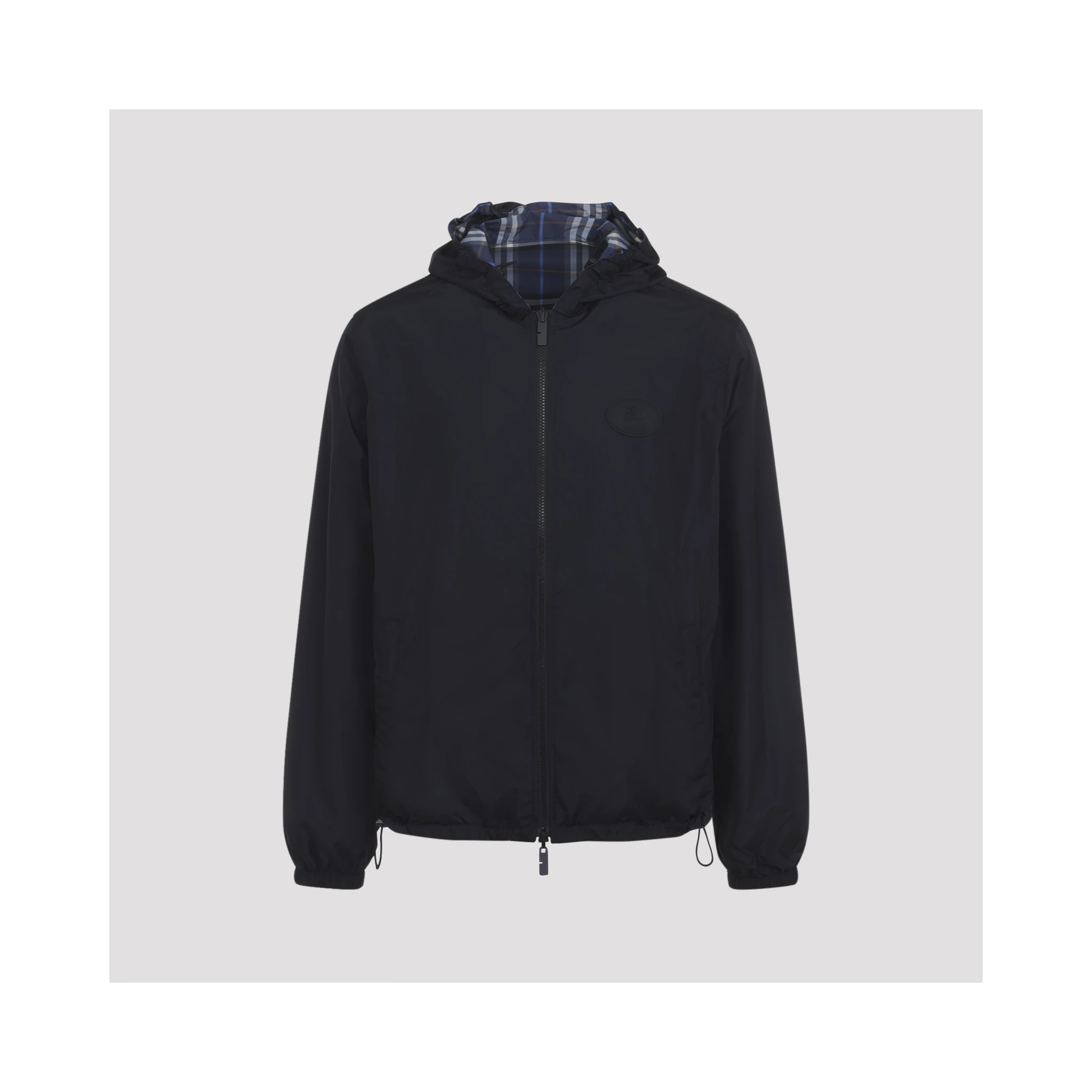 Burberry Check Newport Reversible Hooded Jacket