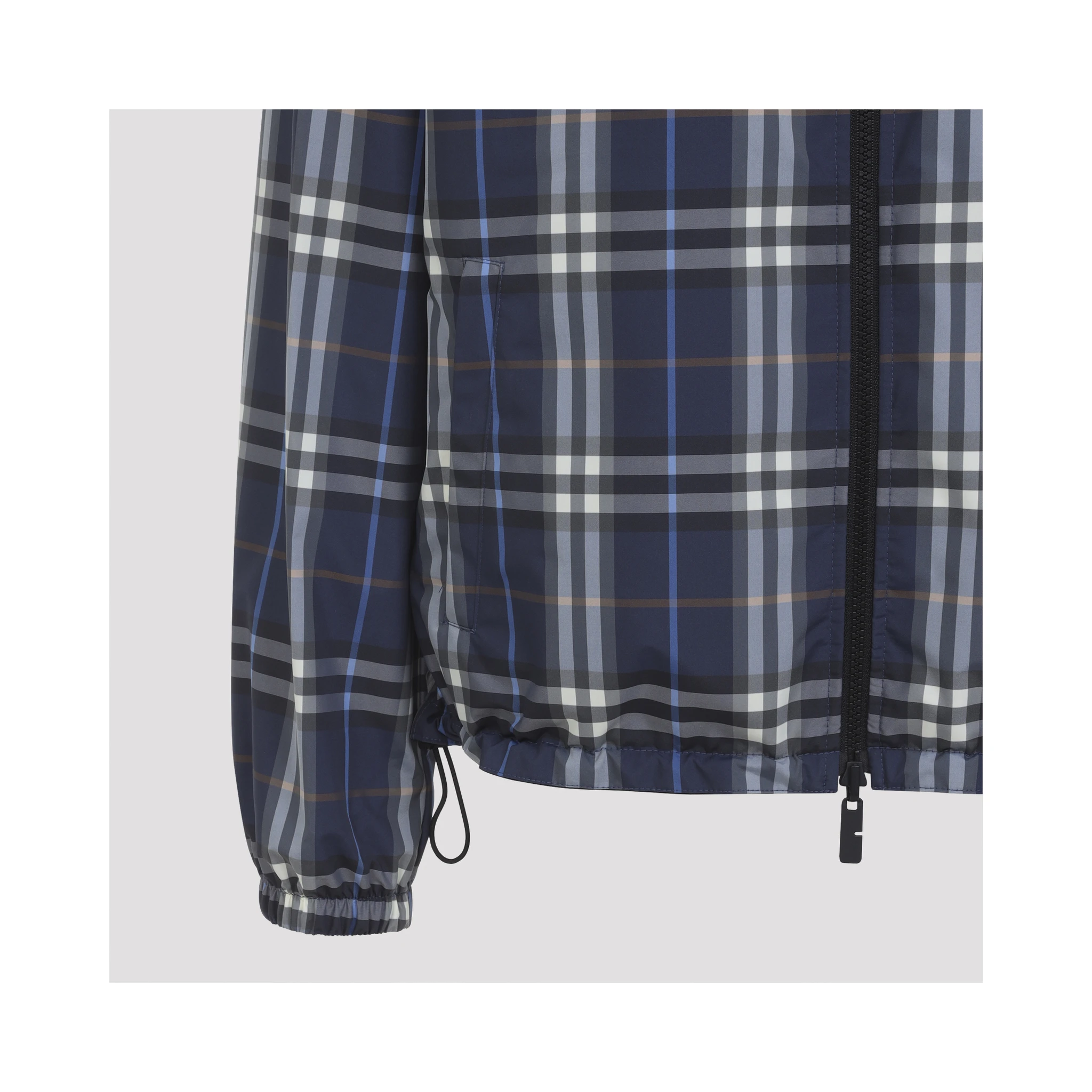 Burberry Check Newport Reversible Hooded Jacket