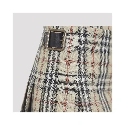 Burberry Check Wool Mini Kilt