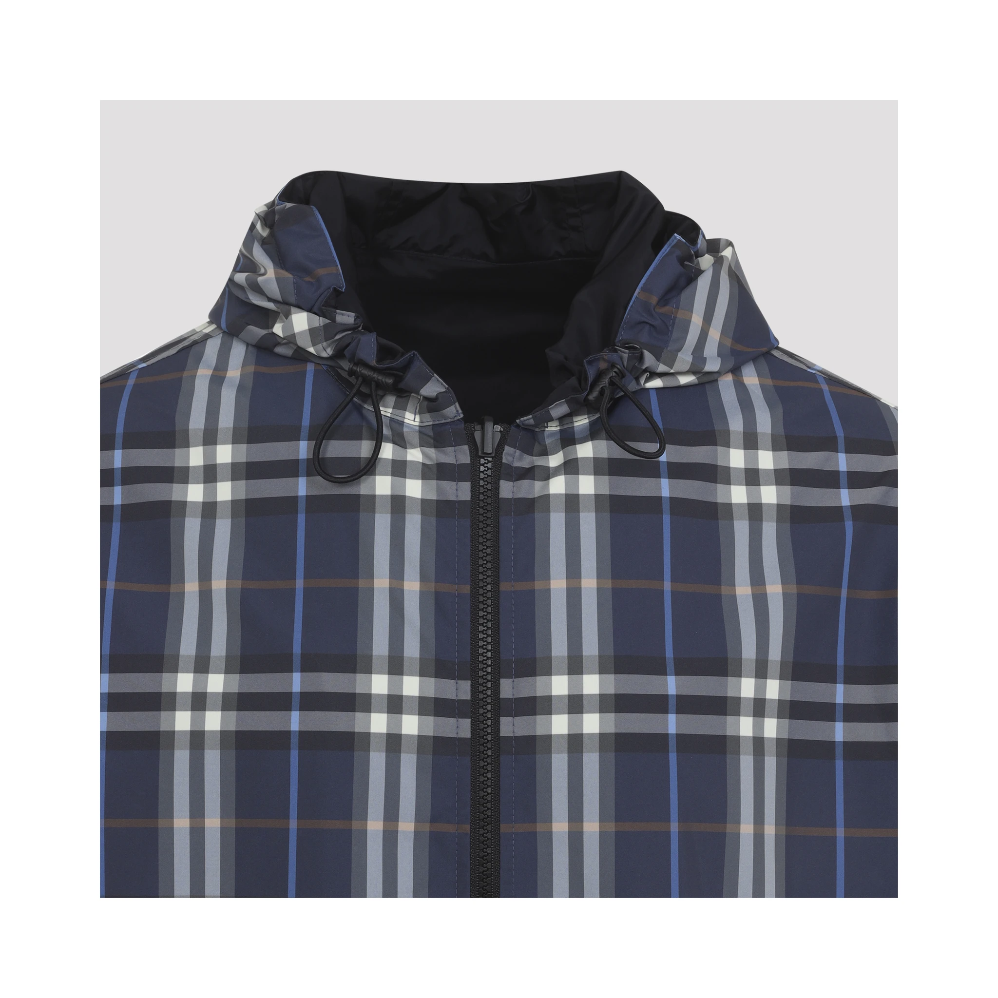 Burberry Check Newport Reversible Hooded Jacket