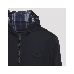 Burberry Check Newport Reversible Hooded Jacket