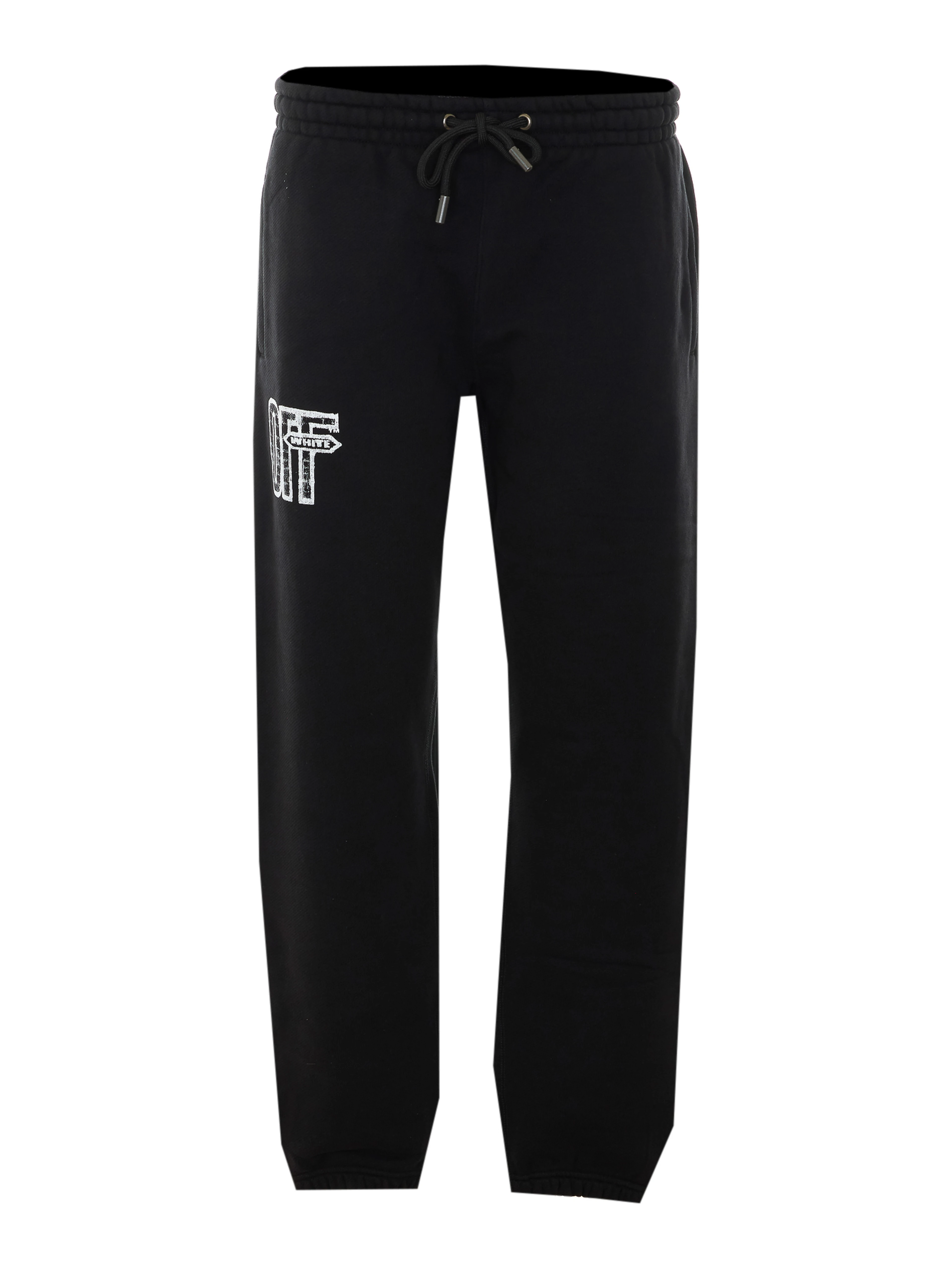 Off White Trousers Black