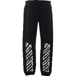 Off White Trousers Black