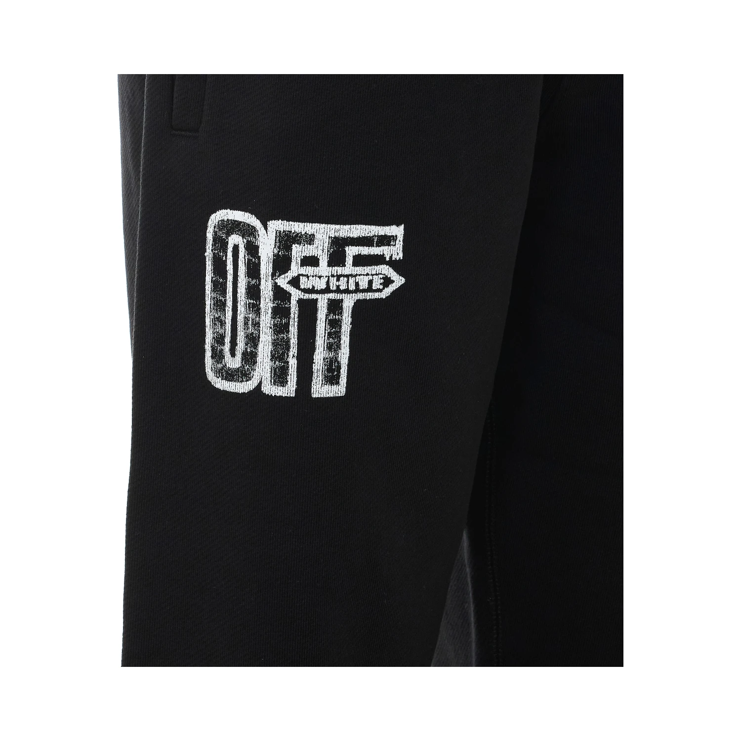 Off White Trousers Black