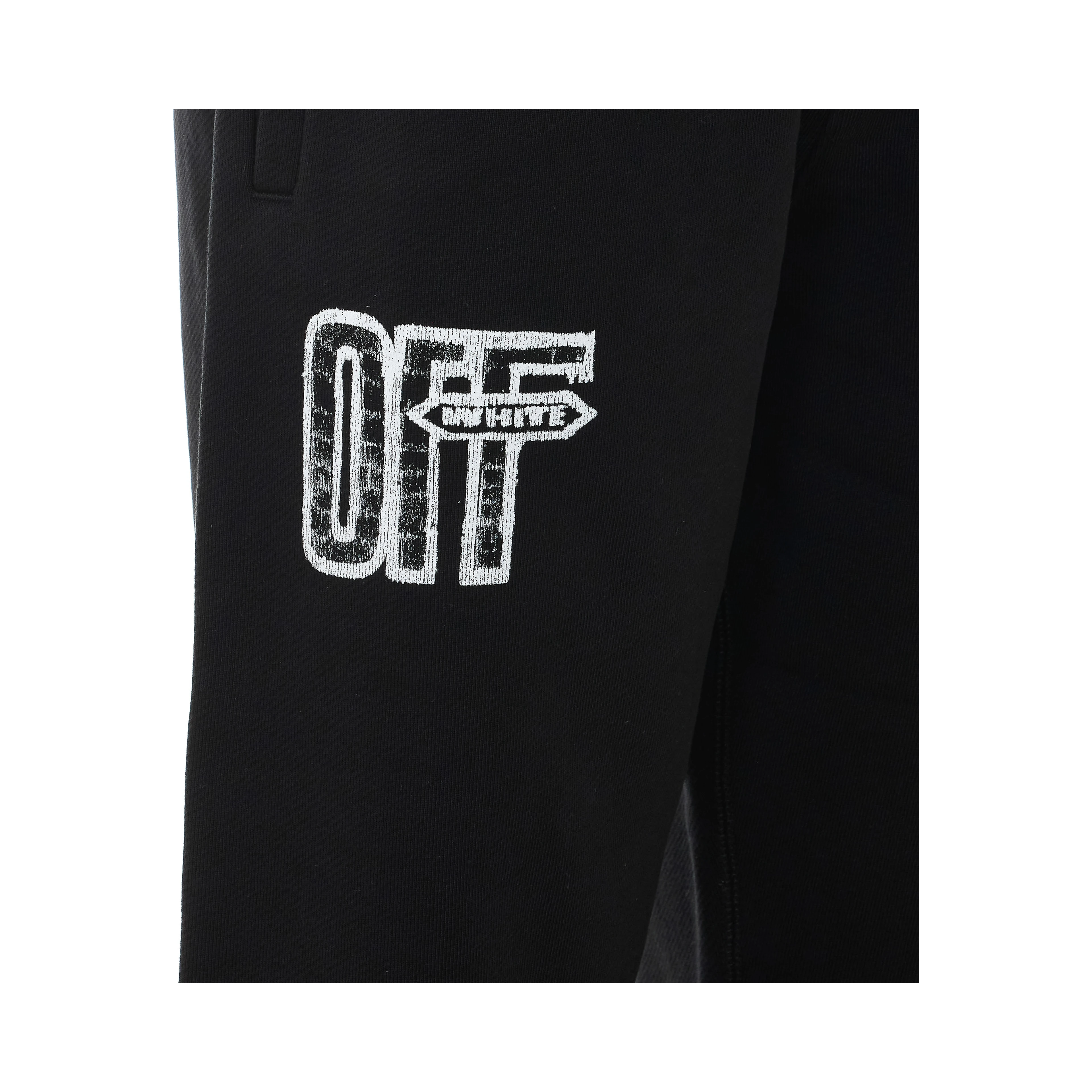 Off White Trousers Black