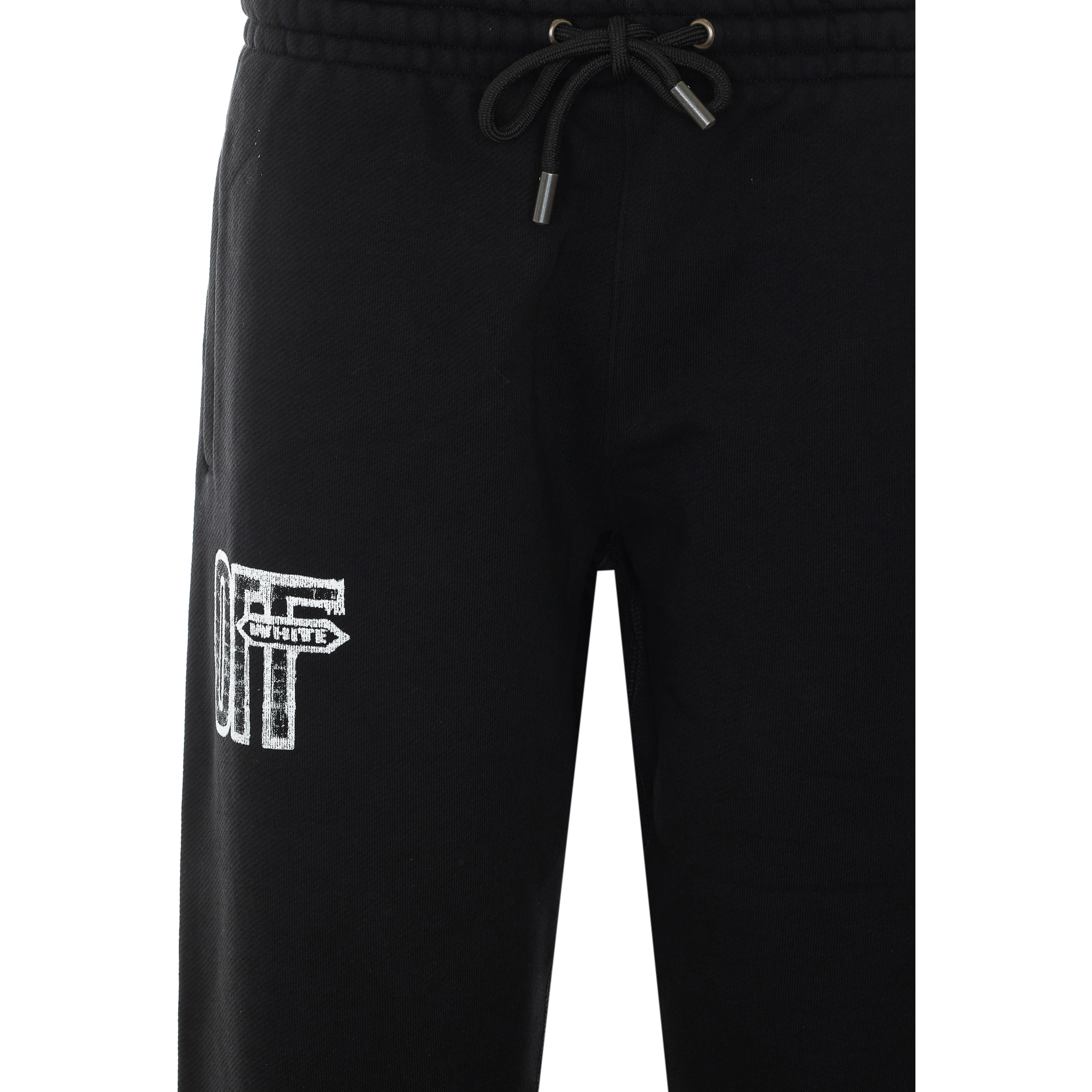 Off White Trousers Black