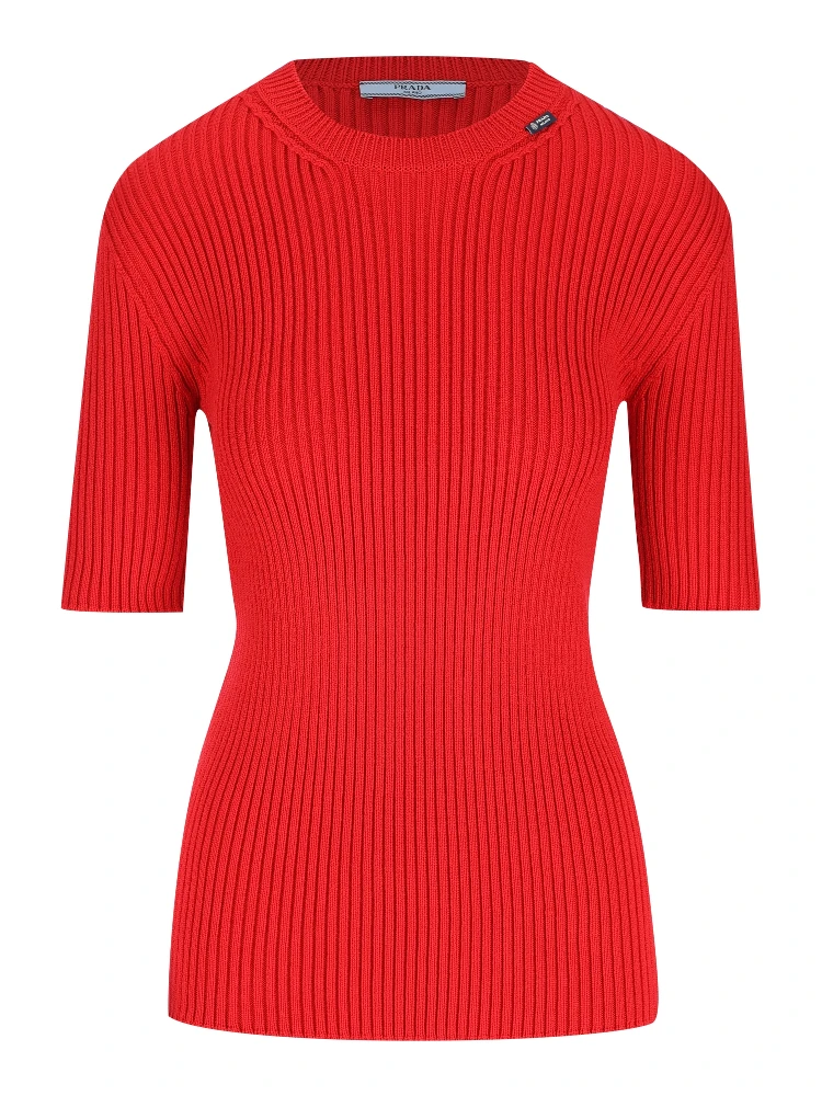 PRADA Sweaters Red