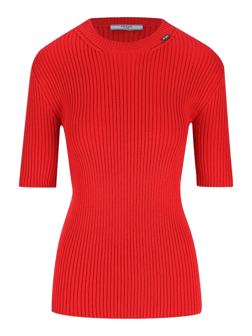 PRADA Sweaters Red