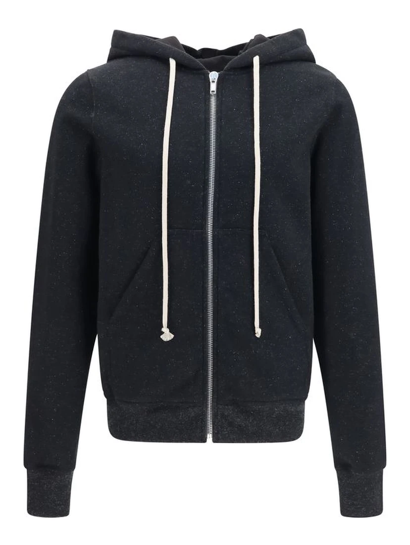 Black Cotton Sweatshirt
