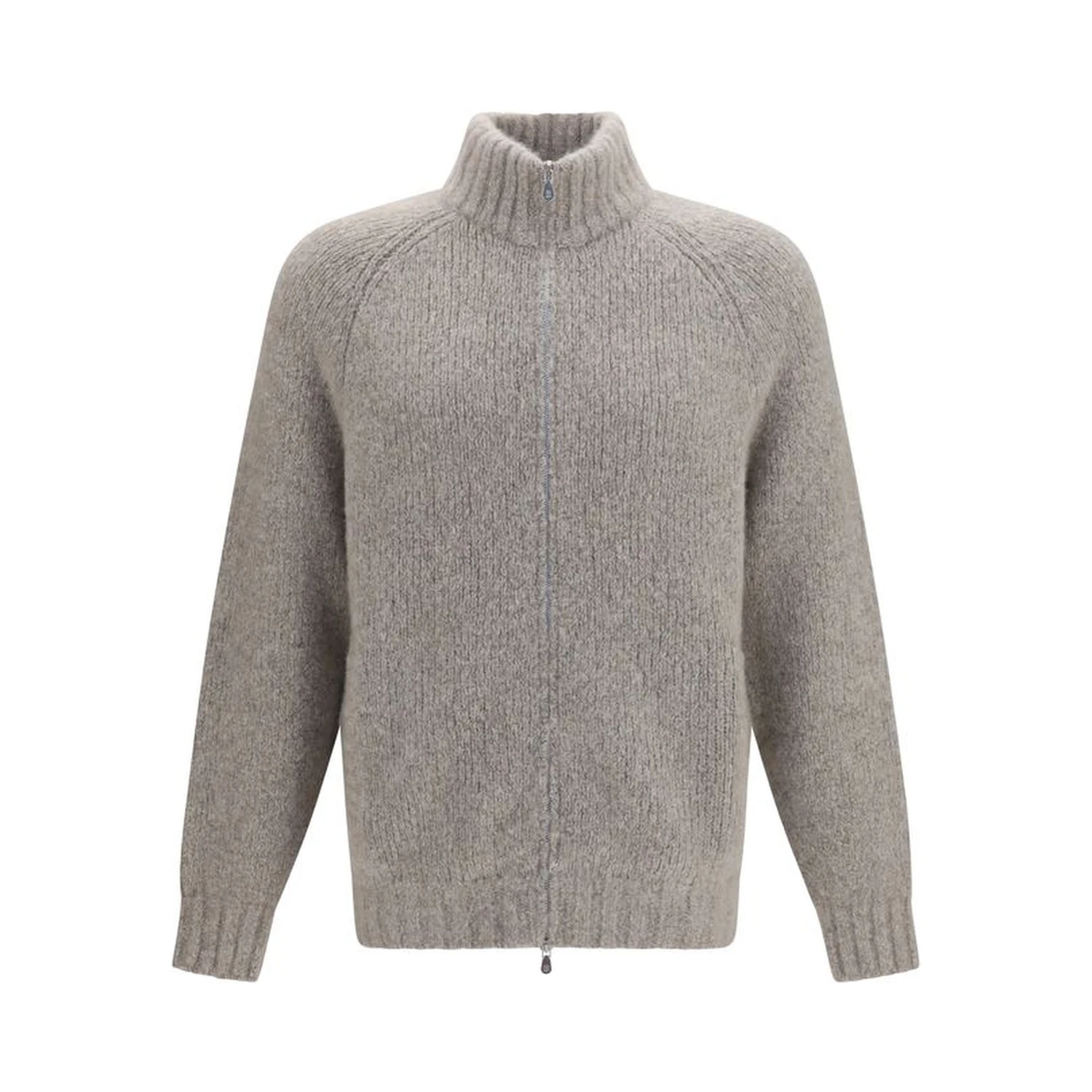 Gray Cashmere Cardigan